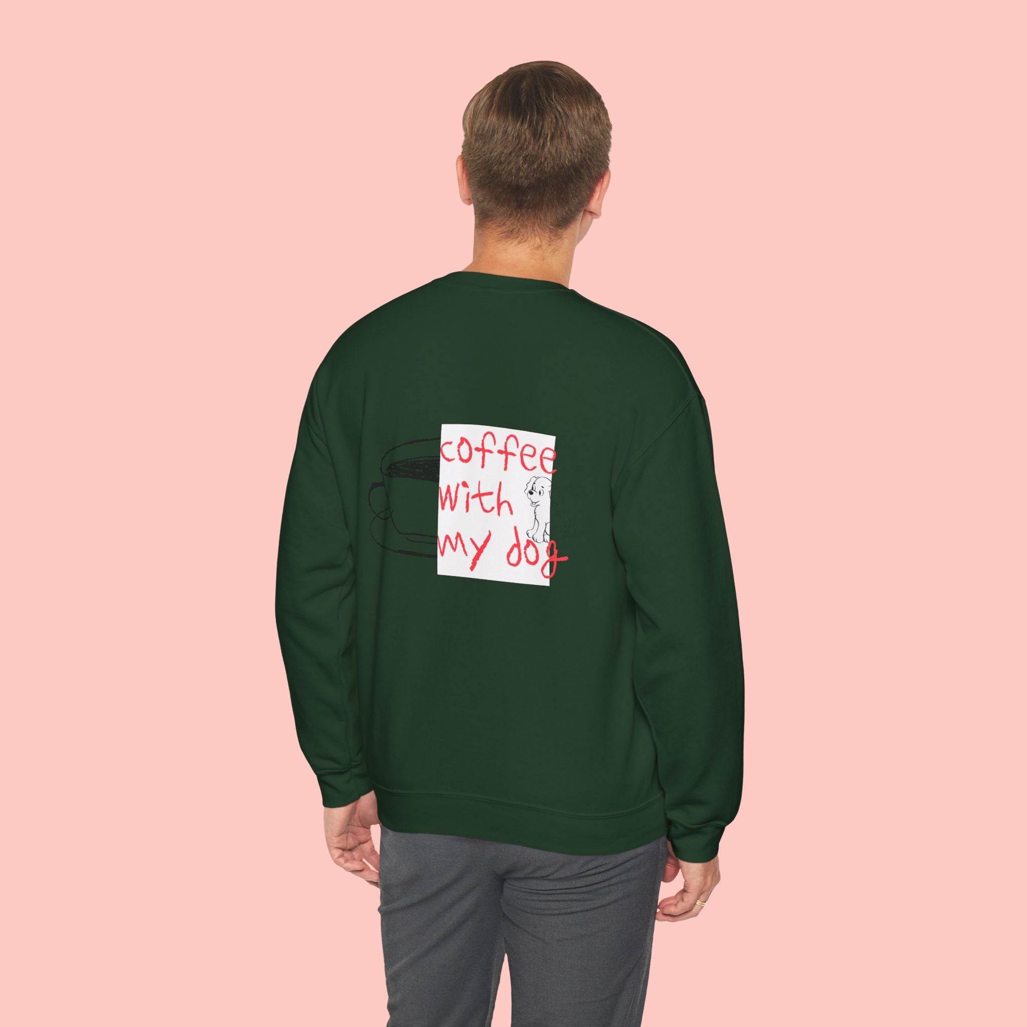 Coffee With My Dog Crewneck Sweatshirt