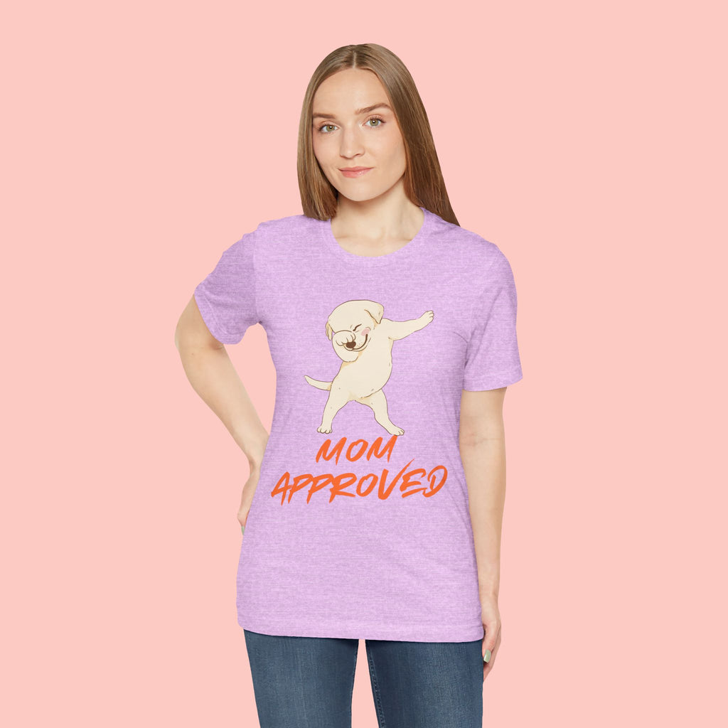 Mom Approved Tee — Dab Dog Graphic T‑Shirt