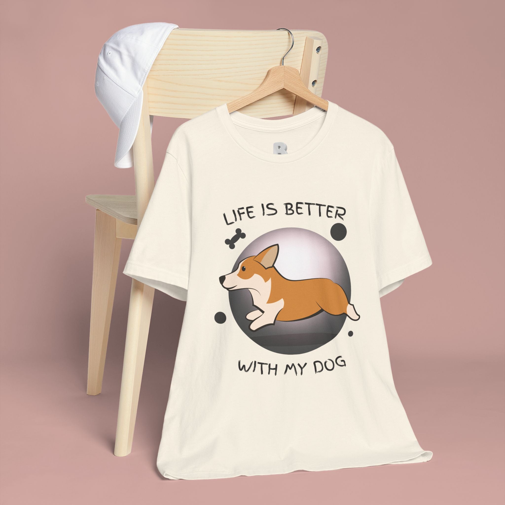Life Is Better With My Dog Corgi T-Shirt