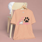 Dog Pawprint T-Shirt — "Pawprints Everywhere I Go" Cute Pet Lover Tee