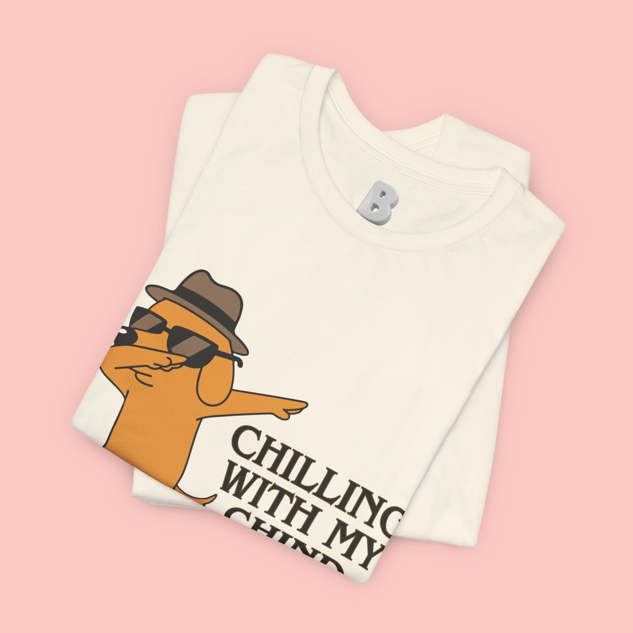 Chilling With My Chind T-Shirt — Funny Dabbing Cat Graphic Tee