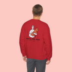 Marry the Man Crewneck Sweatshirt — Cute Dog Lovers Graphic Pullover
