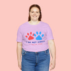 I Am Not Single I Have Dog T-Shirt — Cute Paw Print Dog Lover Tee