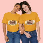 Dog Mom Forever T‑Shirt — Floral Paw Print Tee for Pet Lovers