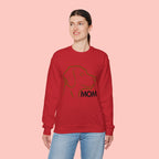Dog Mom Crewneck Sweatshirt – Minimalist Labrador Outline