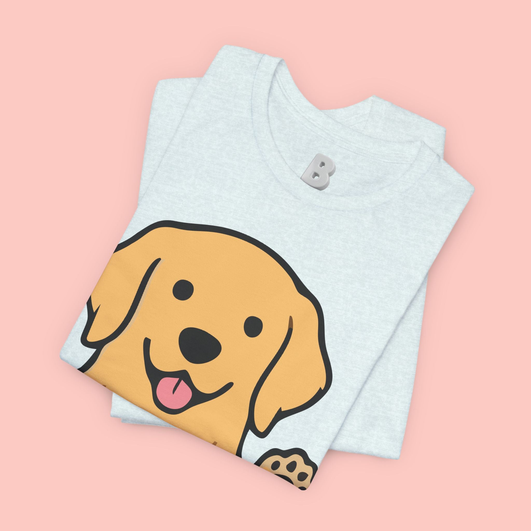 Love Your Dog Tee — Cute Golden Retriever Graphic T-Shirt