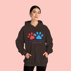 Dog Mom Hoodie – “I Am Not Single I Have Dog” Paw Print Hoodie