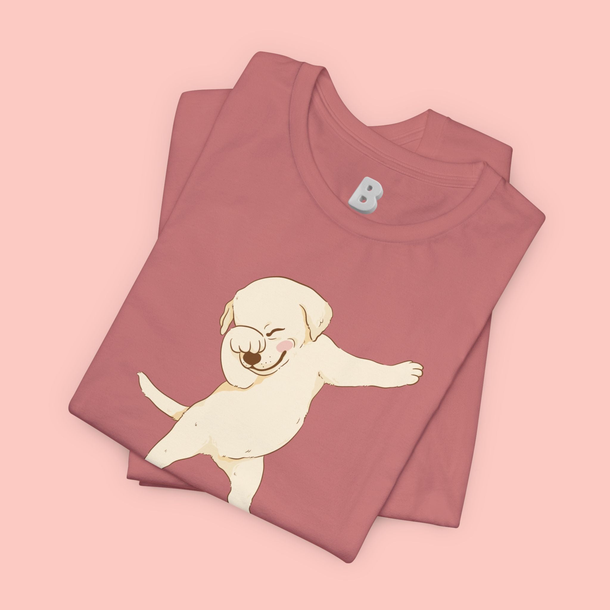 Mom Approved Tee — Dab Dog Graphic T‑Shirt
