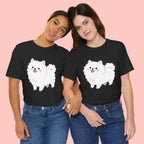 Cute Fluffy Pomeranian Tee — "Mom's Cute Child" Dog T-Shirt