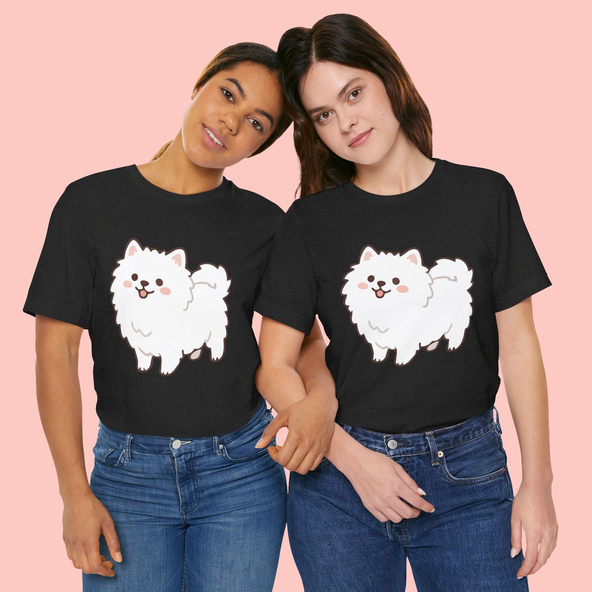 Cute Fluffy Pomeranian Tee — "Mom's Cute Child" Dog T-Shirt