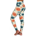 Pet Pattern High-Waisted Yoga Leggings — Paw Prints & Bones All-Over Print
