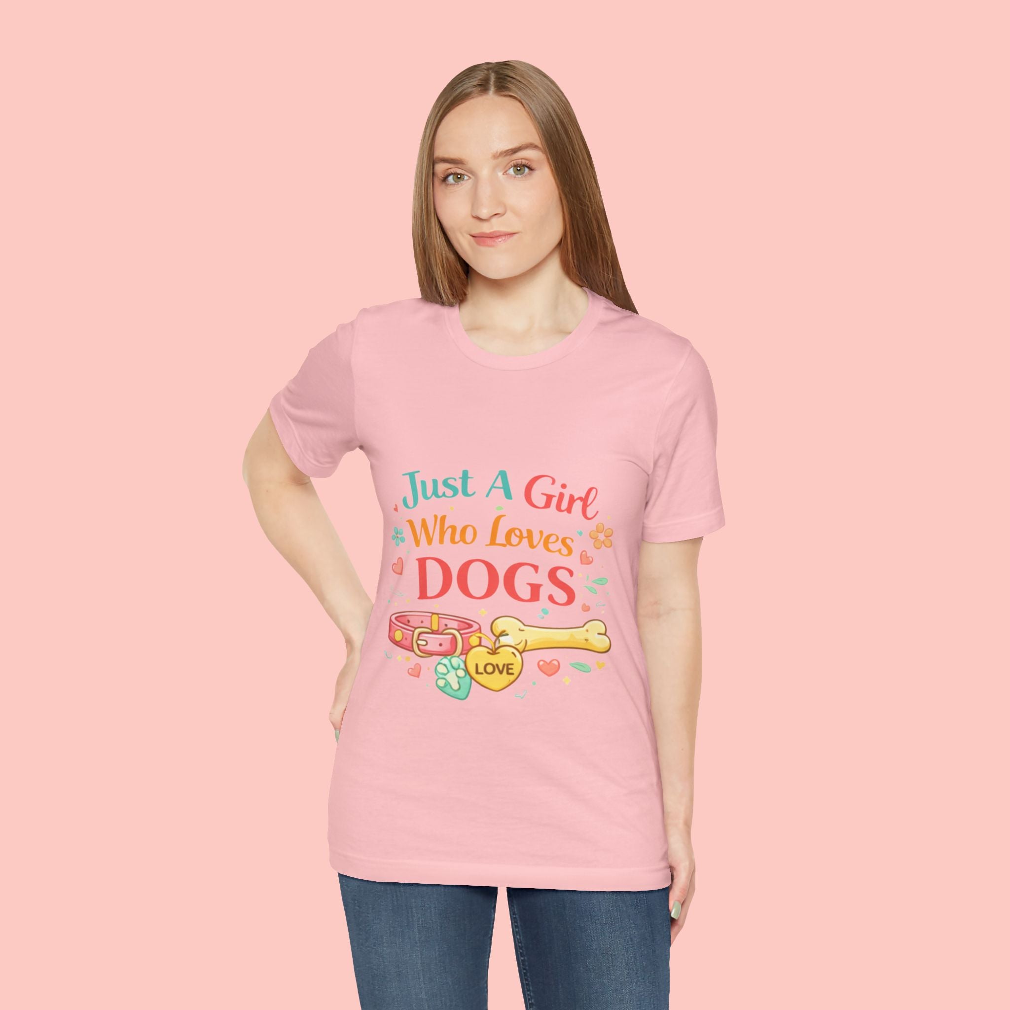 Just A Girl Who Loves Dogs T-Shirt
