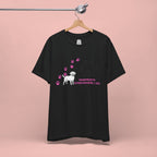 Dog Pawprint T-Shirt — "Pawprints Everywhere I Go" Cute Pet Lover Tee