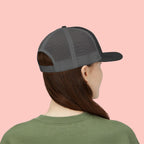 Dog Mom Trucker Cap — Rhinestone Lettering Snapback Hat