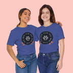 Dog Mom Club T-Shirt — Paw Print Graphic Tee for Pet Lovers