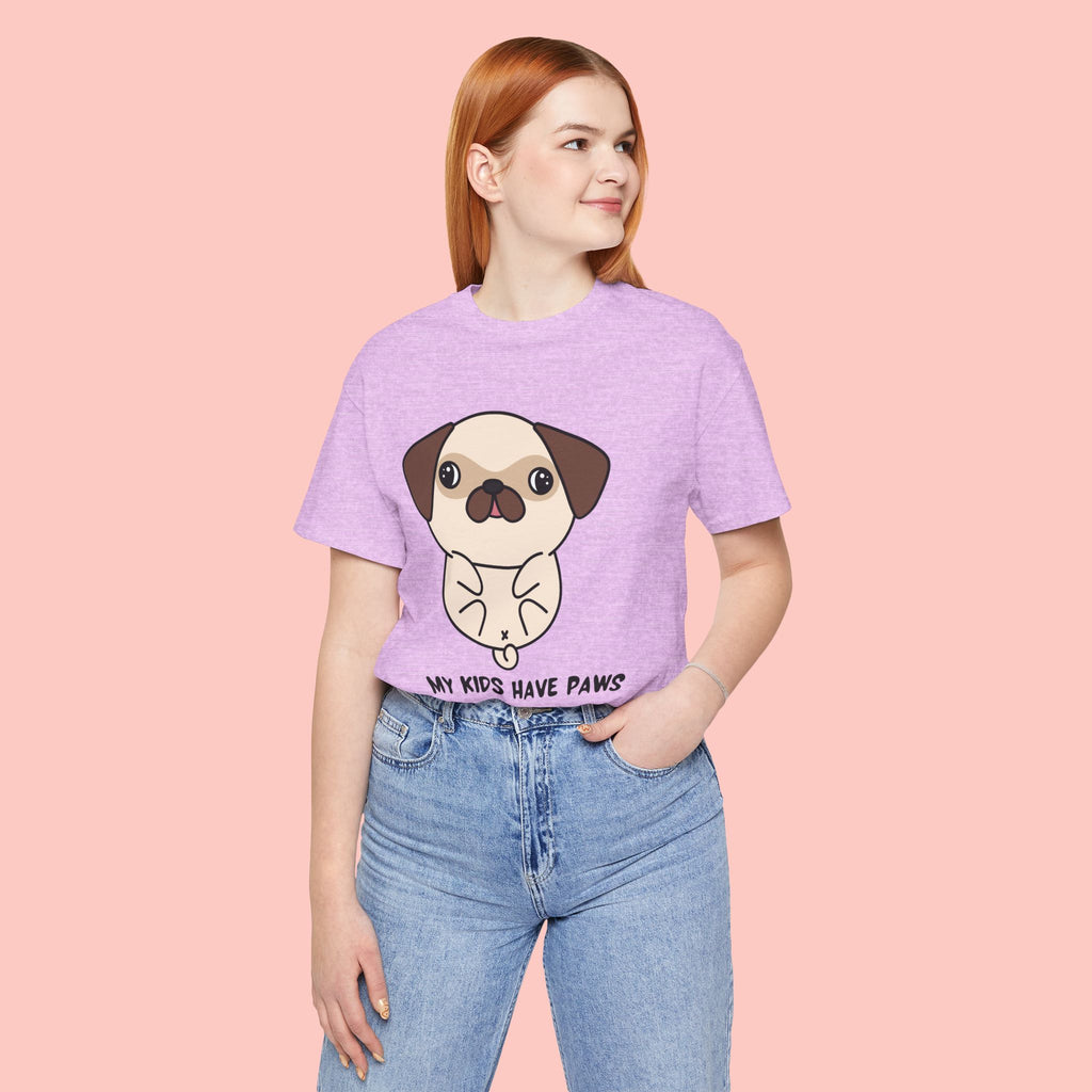 Pug 'My Kids Have Paws' T-Shirt