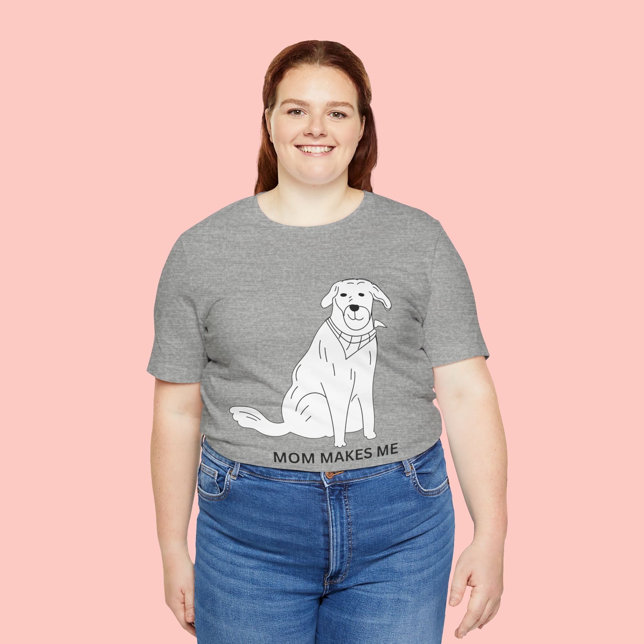 Mom Makes Me Happy Dog T-Shirt