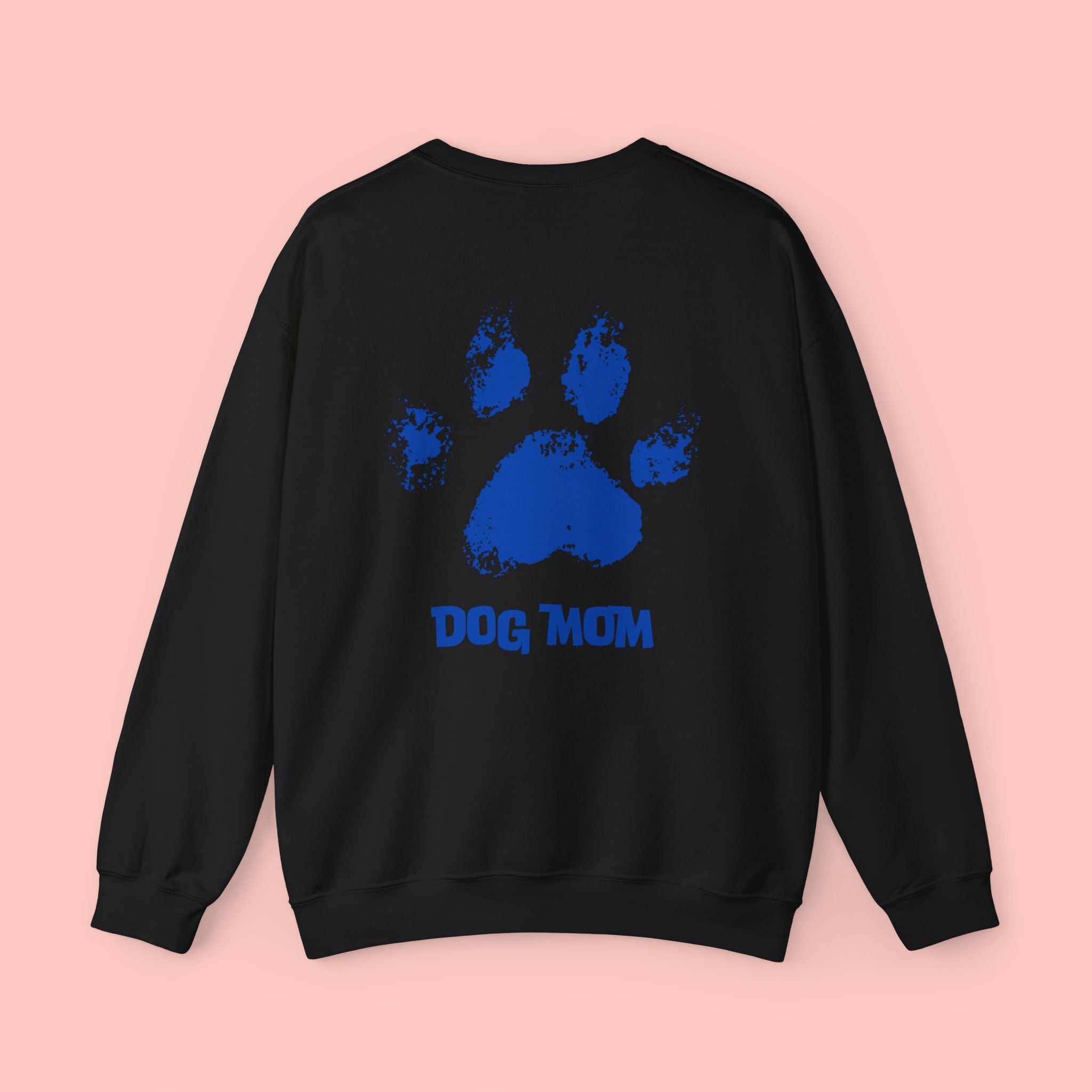 Dog Mom Crewneck Sweatshirt — Paw Print Graphic