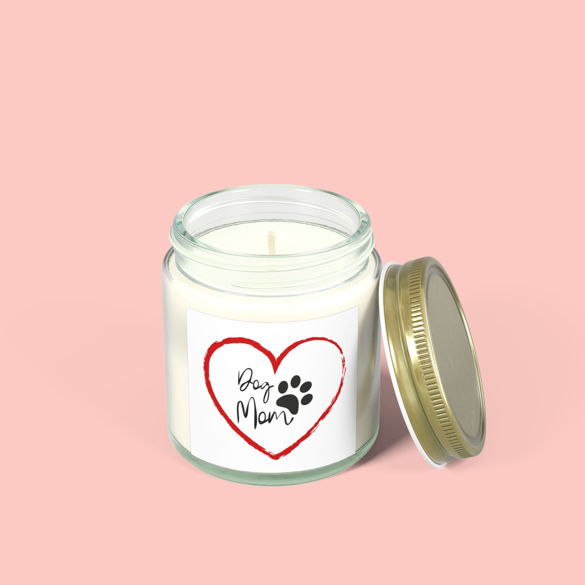 Dog Mom Soy Candle — Coconut Apricot Wax (4oz & 9oz)