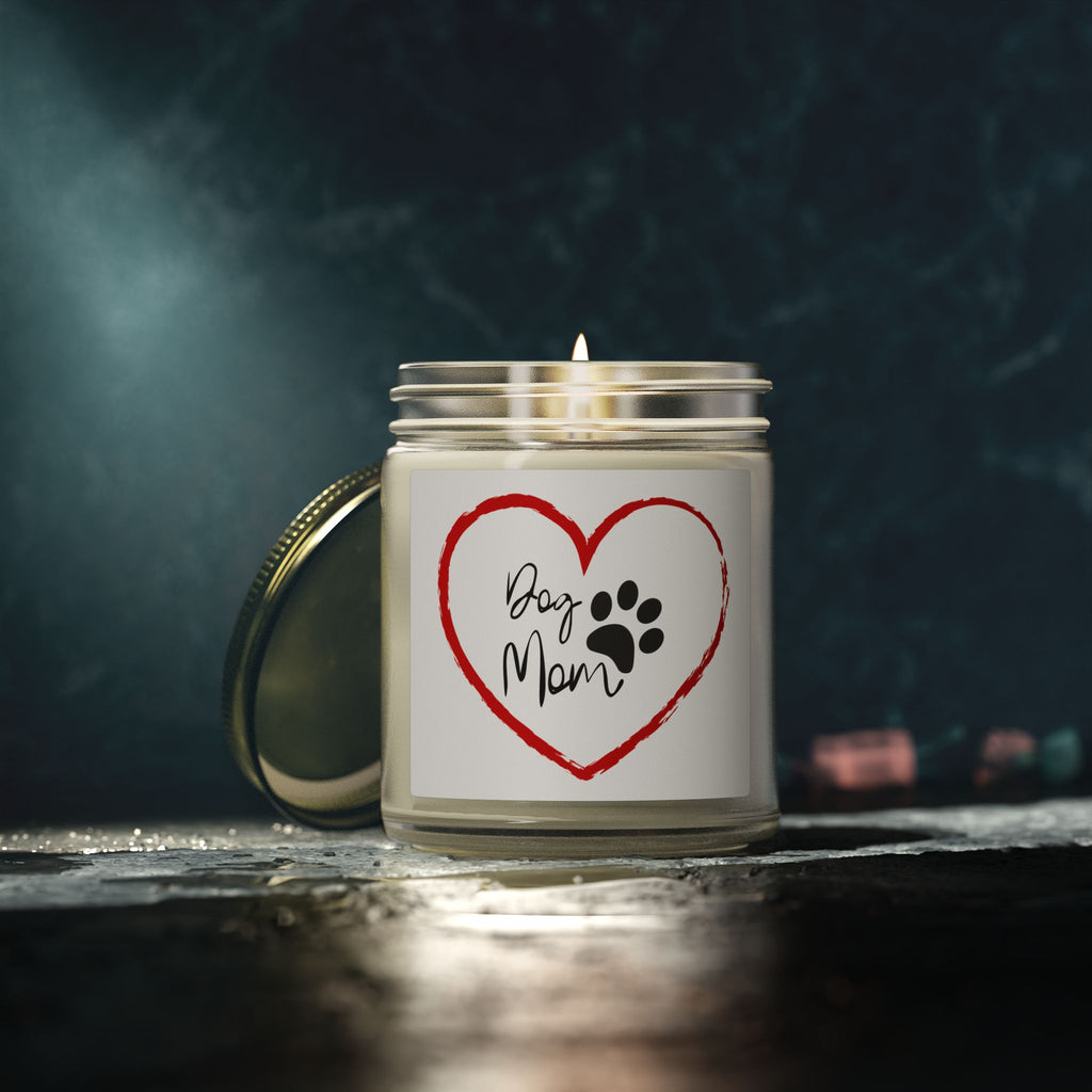 Dog Mom Soy Candle — Coconut Apricot Wax (4oz & 9oz)