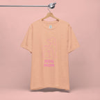 Dog Mom T‑Shirt – Minimal Pink Line Art Dog Tee