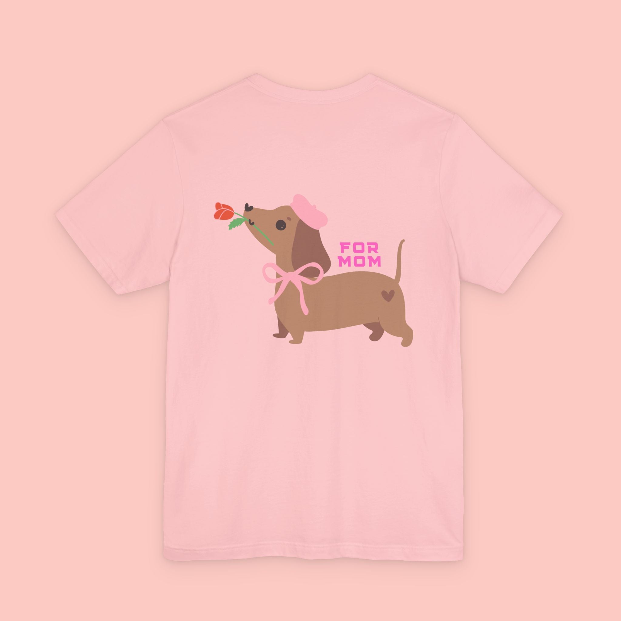 Dachshund Mother's Day Tee — 'For Mom' Cute Dog Graphic Shirt