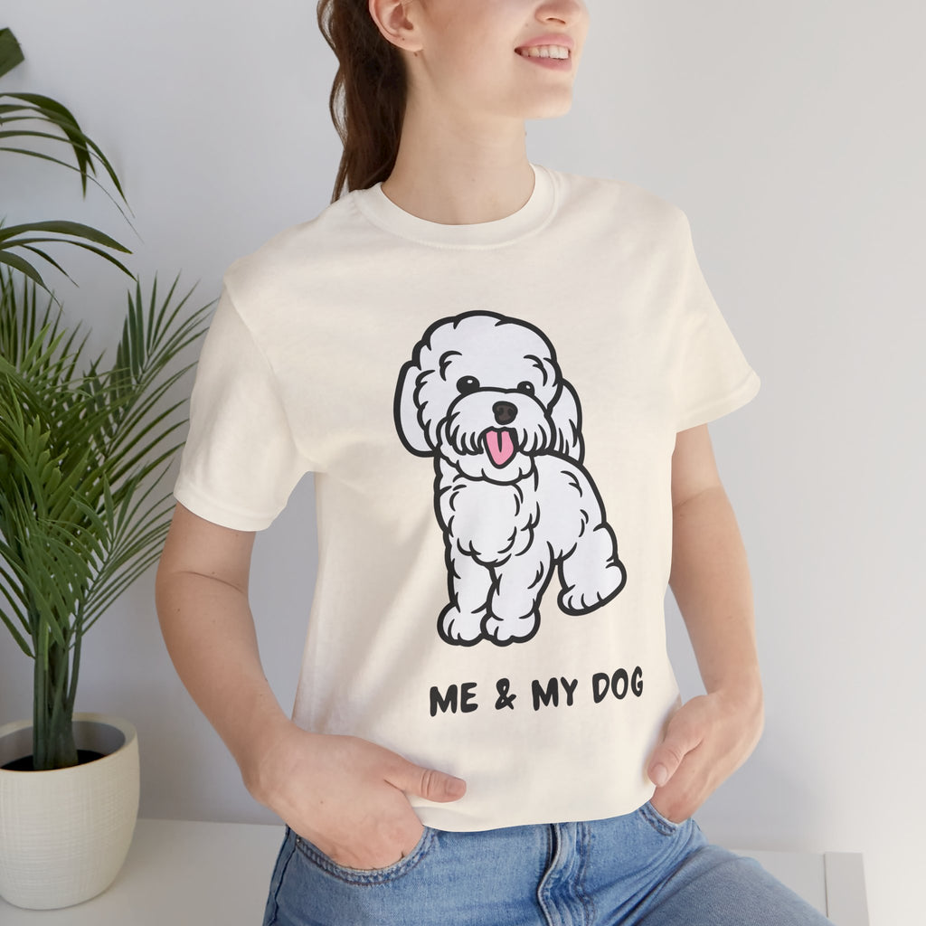 Me & My Dog T-Shirt — Cute Cartoon Puppy Tee for Dog Lovers