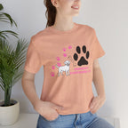 Dog Pawprint T-Shirt — "Pawprints Everywhere I Go" Cute Pet Lover Tee