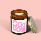 Dog Mom Scented Candle (Coconut Apricot Wax) — 4oz/9oz Gift for Pet Lovers