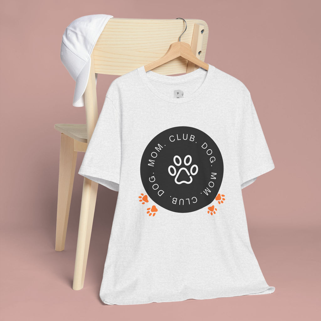 Dog Mom Club T-Shirt — Paw Print Graphic Tee for Pet Lovers