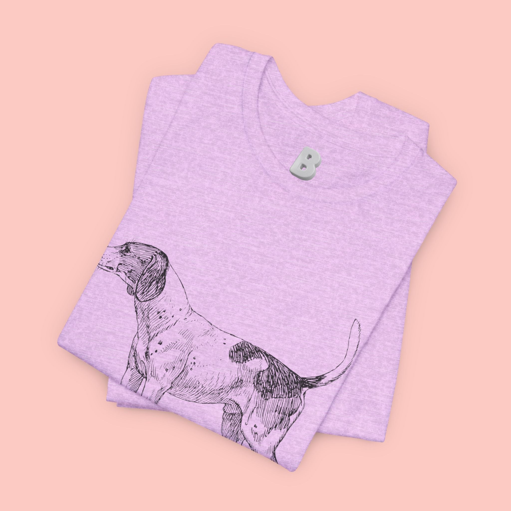 Lovely Dog Mom T-Shirt — Vintage Sketch Dog Graphic Tee