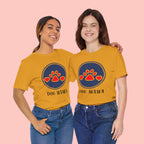 Dog Mama T-Shirt — Cute Paw & Heart Graphic Tee for Dog Lovers