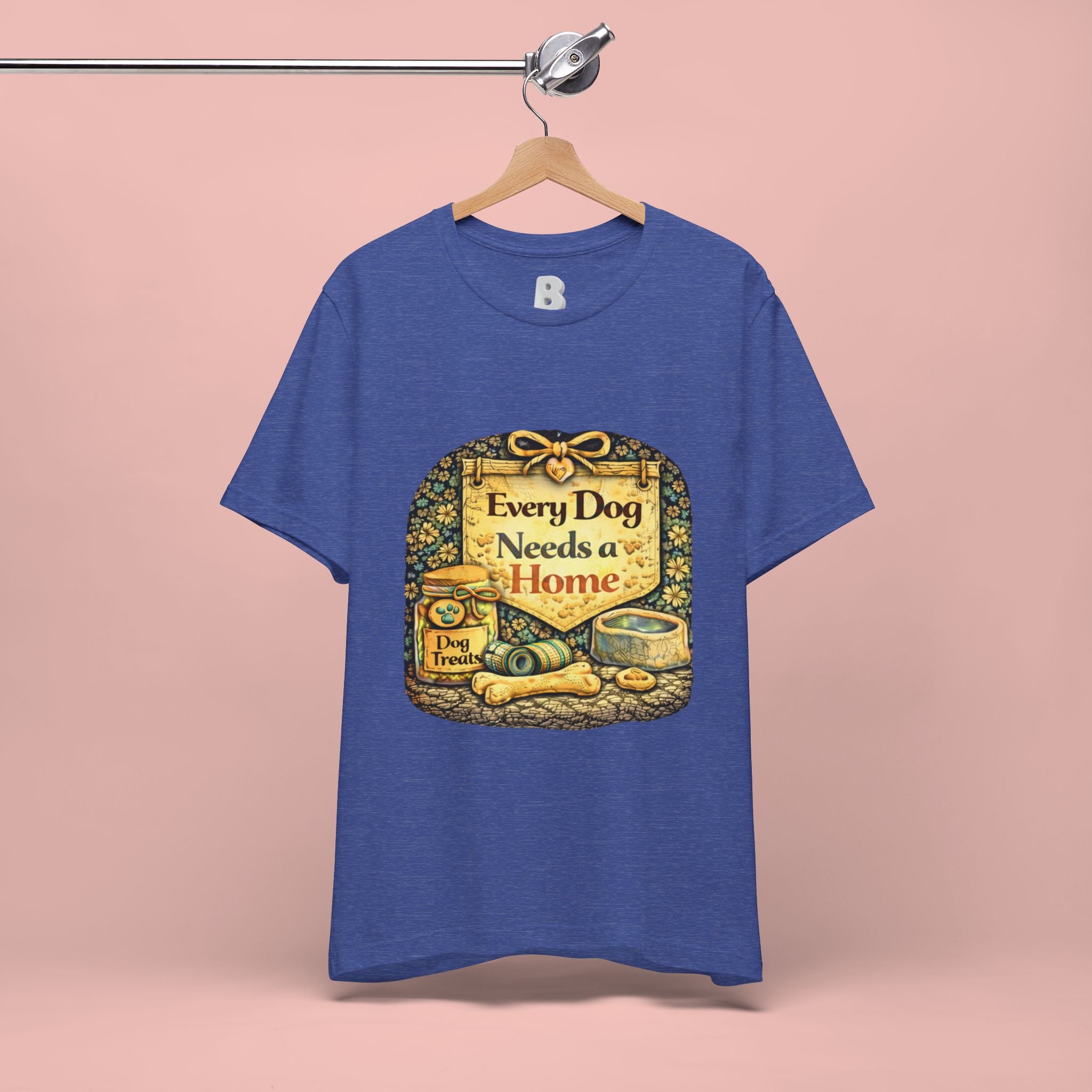 Dog Rescue Tee — "Every Dog Needs a Home" Shelter Support T-Shirt