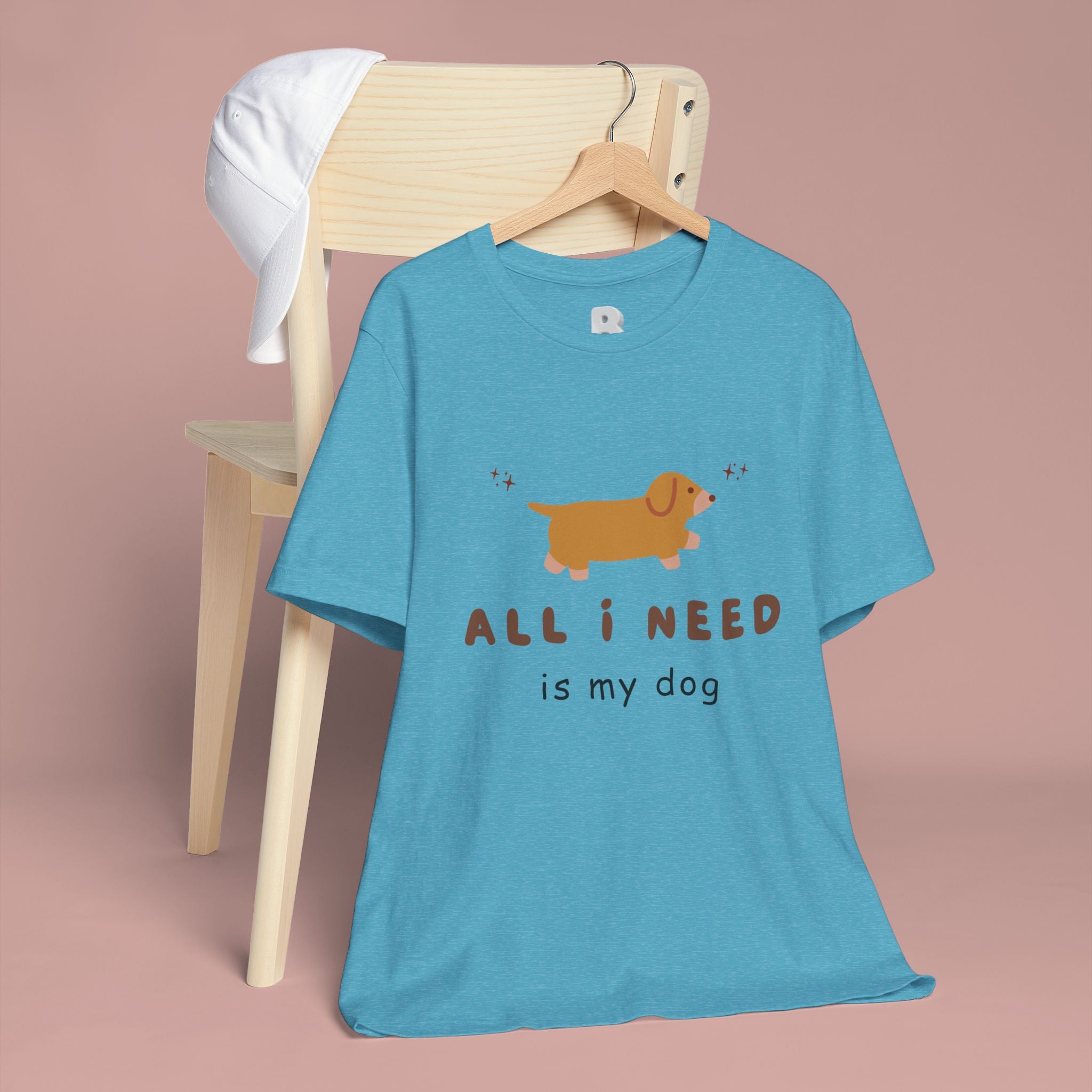 All I Need Is My Dog T‑Shirt — Cute Dachshund Graphic Tee
