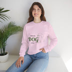 Proud Dog Mom Sweatshirt – Cute Dog Outline Crewneck for Pet Lovers