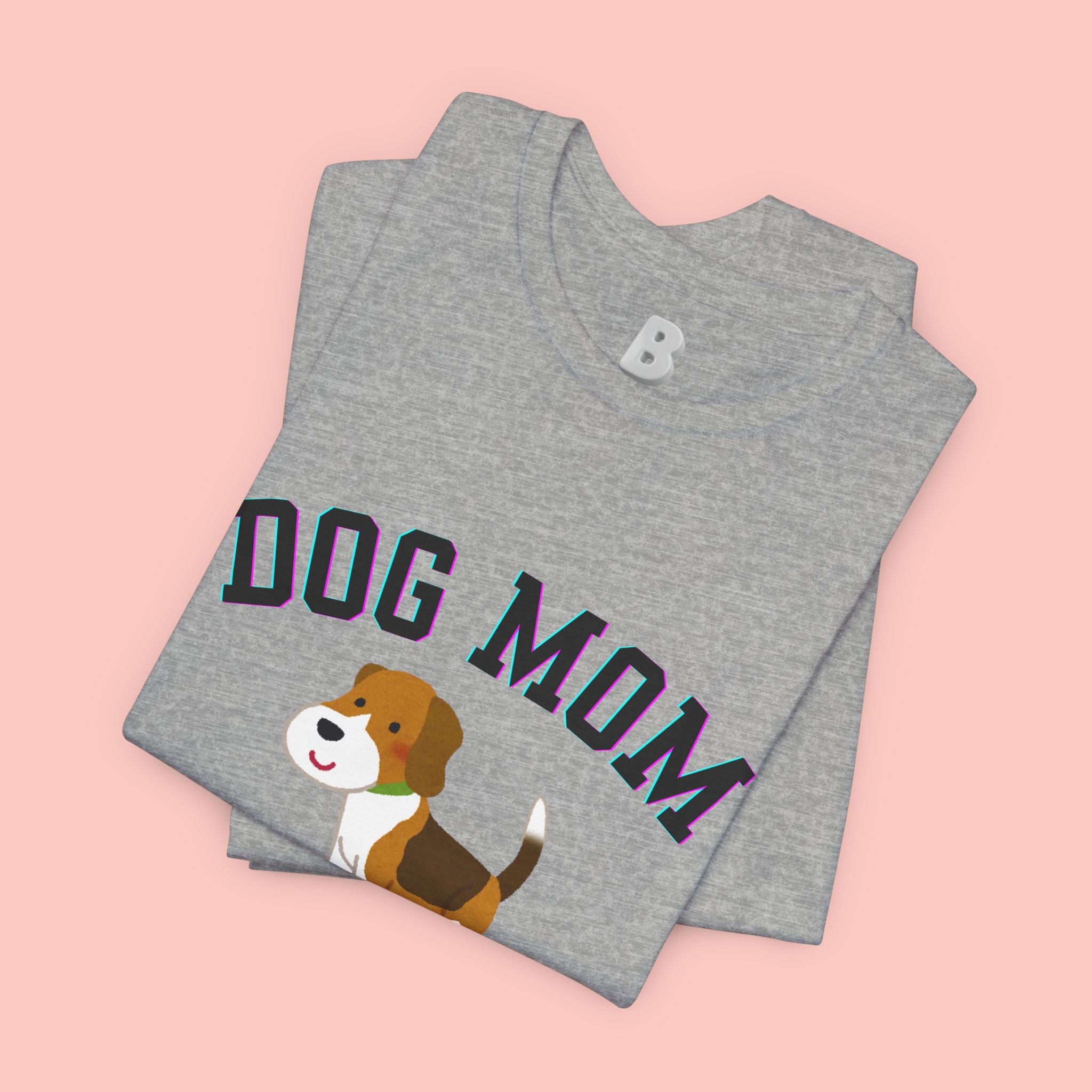 Dog Mom T-Shirt — Cute Beagle Graphic Tee for Dog Lovers