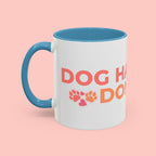 Accent Coffee Mug - "Growing Hair I Don't Care" Floral Script Coffee Mug