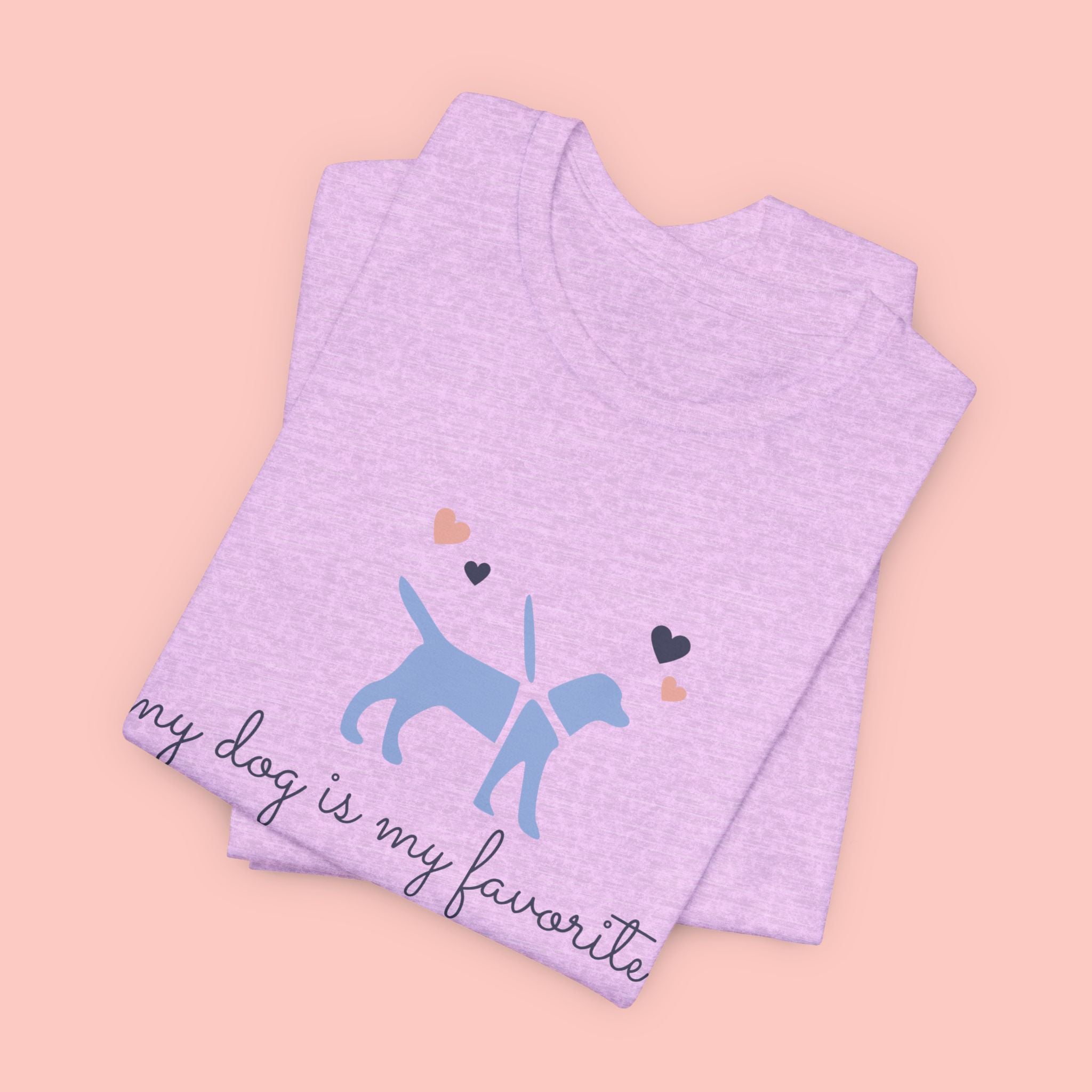 Dog Lover T‑Shirt — "My Dog Is My Favorite Child" Cute Puppy Graphic Tee