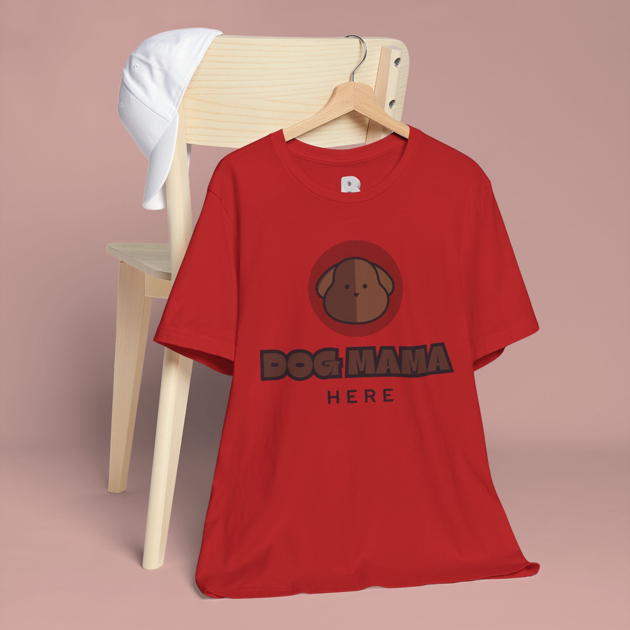 Dog Mama T-Shirt – Cute Brown Pup Graphic Tee