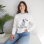Are You Dog Mom? Cute Dalmatian Crewneck Sweatshirt for Dog Lovers