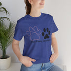 Two Paws, One Mom T-Shirt – Cute Dog Mom Paw Print Tee