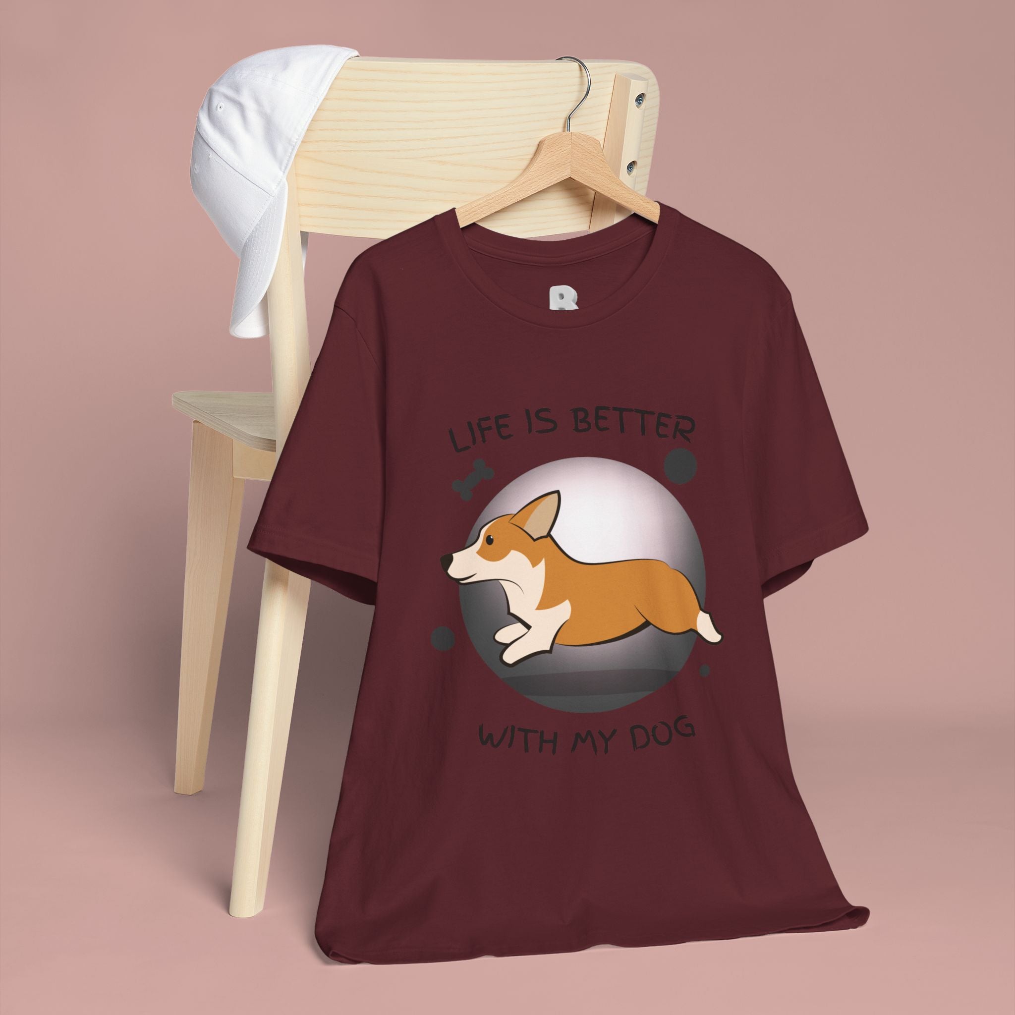 Life Is Better With My Dog Corgi T-Shirt