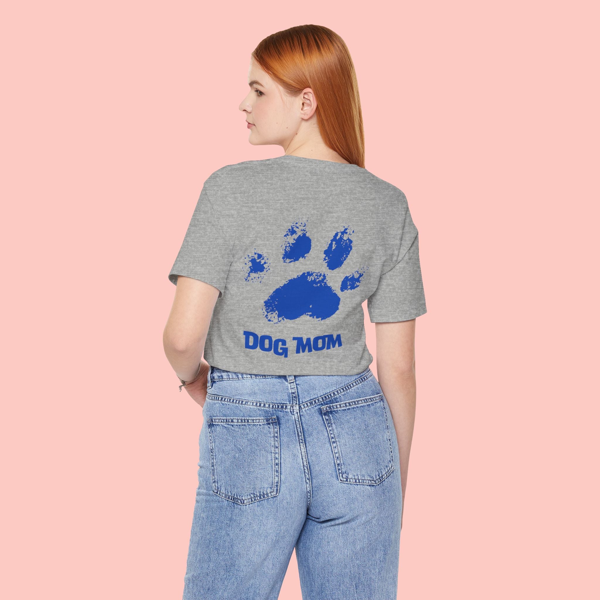 Dog Mom Paw Print T-Shirt