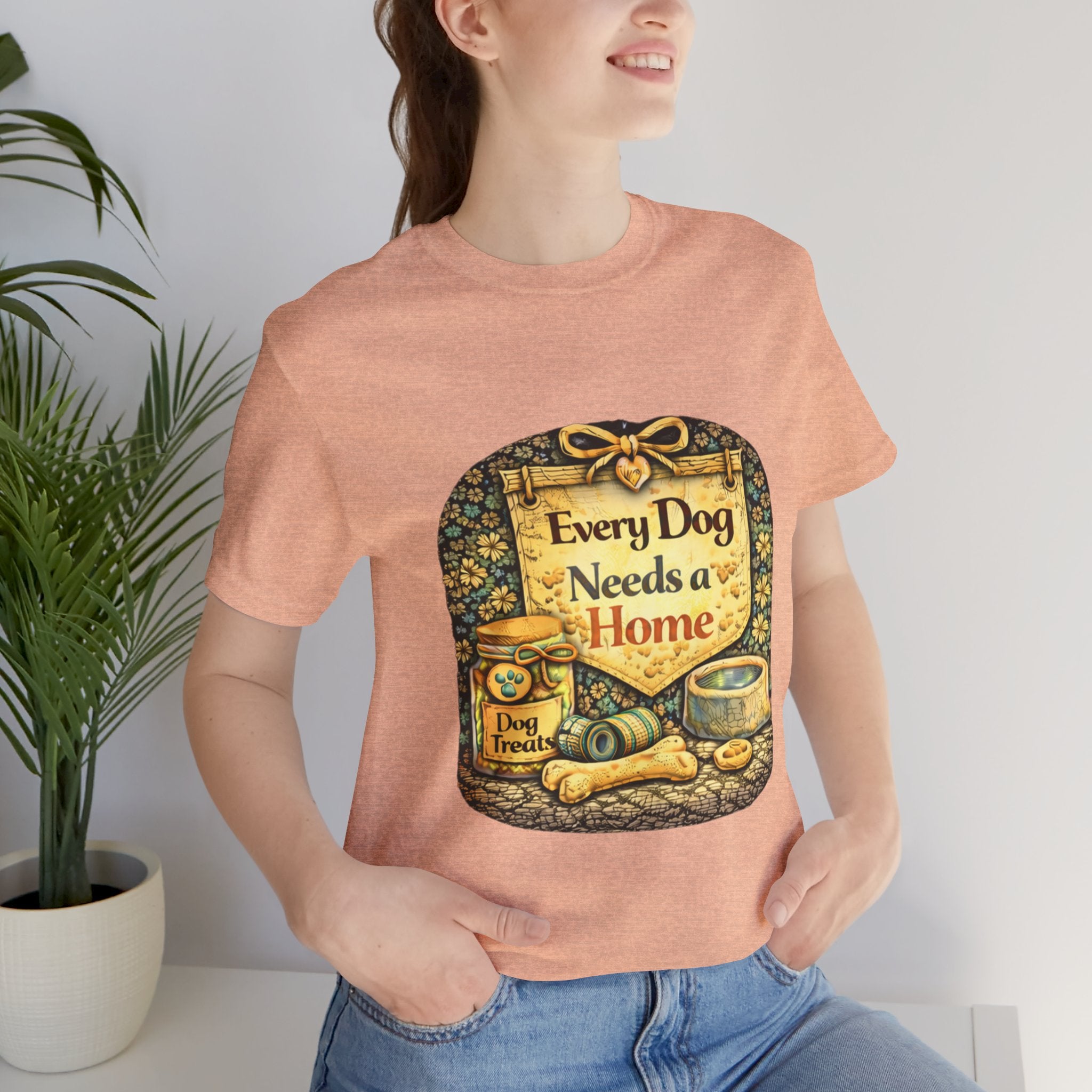 Dog Rescue Tee — "Every Dog Needs a Home" Shelter Support T-Shirt