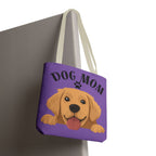 Dog Mom Tote Bag — Cute Golden Retriever Paw Print All-Over-Print Tote