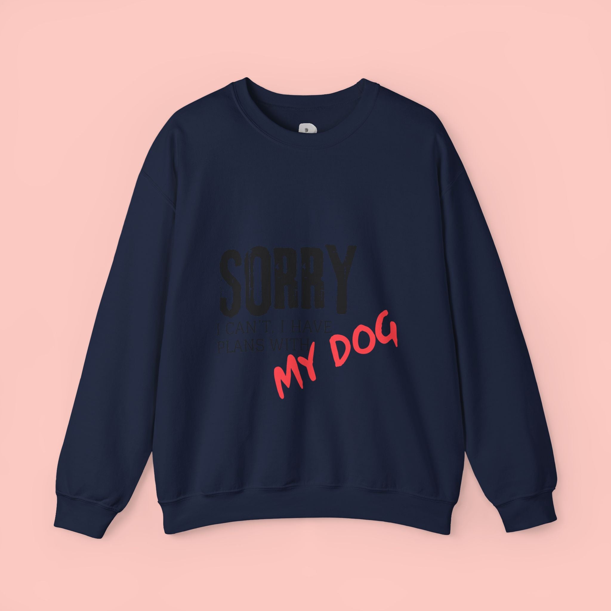 Sorry I Can't I Have Plans With My Dog Sweatshirt