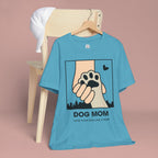 Dog Mom T-Shirt — "Love Your Dog Like a Mom" Paw Print Graphic