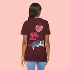 Kiss Your Dog Tee — Corgi Heart Balloon Graphic T-Shirt