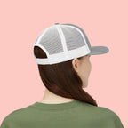 Dog Mom Trucker Cap — Rhinestone Lettering Snapback Hat