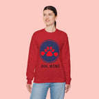 Dog Mama Crewneck Sweatshirt — Cute Paw Print Graphic for Dog Lovers